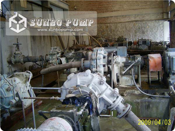 Slurry Pump Application Tungsten Ore Processing